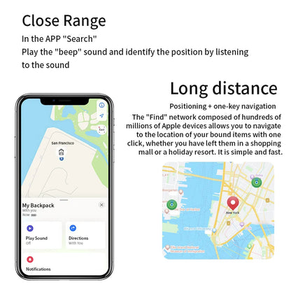 Security Bluetooth GPS Tag Based on iphone Find My app Anti-lose Tracker Sound Locate Message Reminder Alarm Key Finder