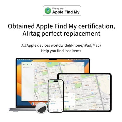 Security Bluetooth GPS Tag Based on iphone Find My app Anti-lose Tracker Sound Locate Message Reminder Alarm Key Finder